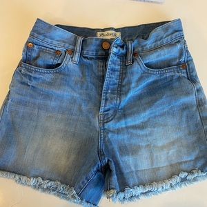 Madewell denim shorts